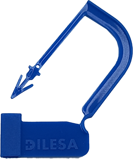 [PSC-1-L] Precinto de Seguridad P/Contenedor Azul Largo